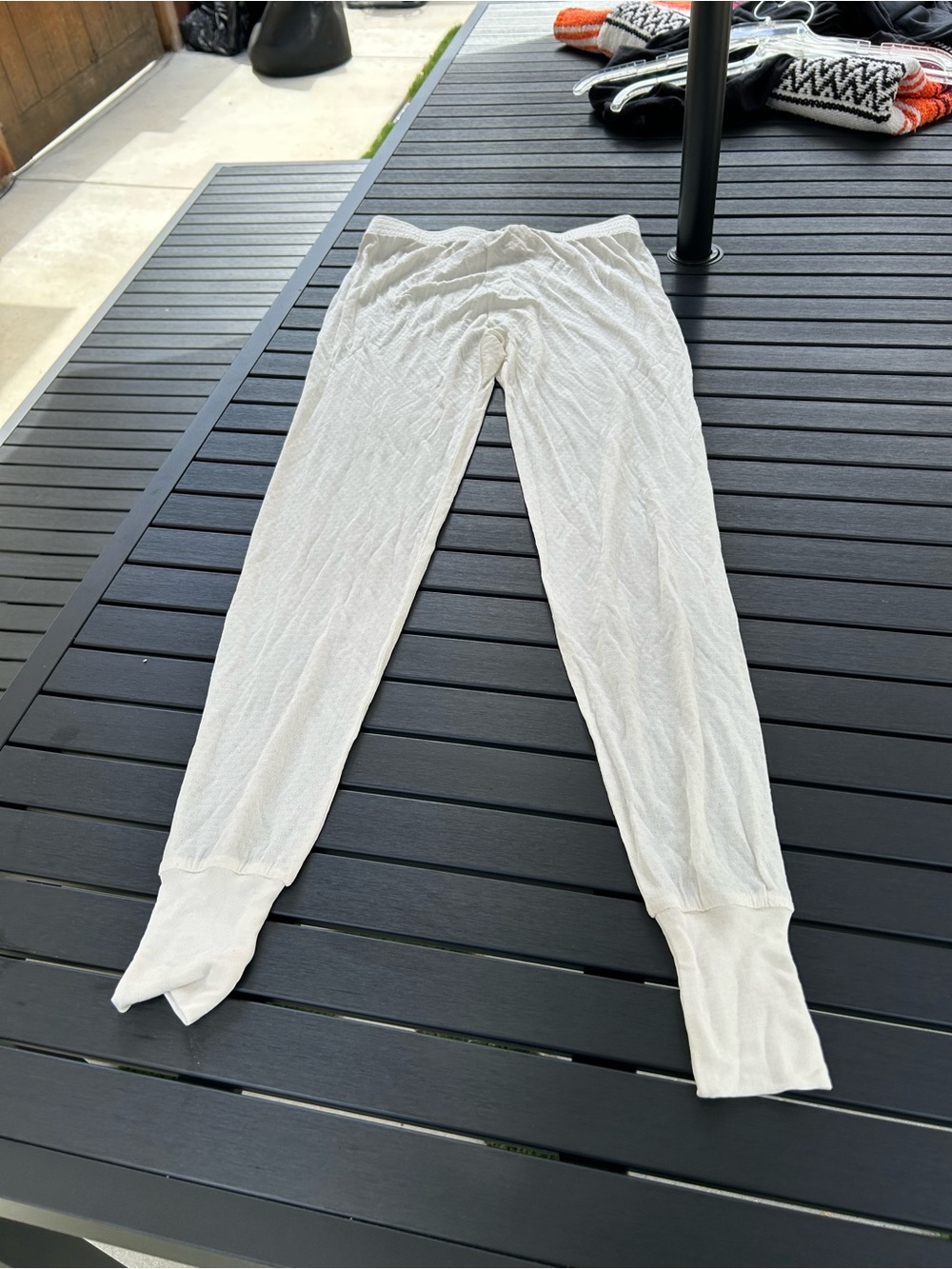 L.L. Bean Cream Silk Long Underwear